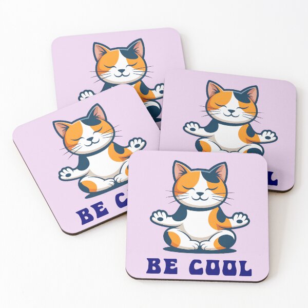 Item preview, BE COOL CAT Design 1 designed and sold by DigitalandPhoto.
