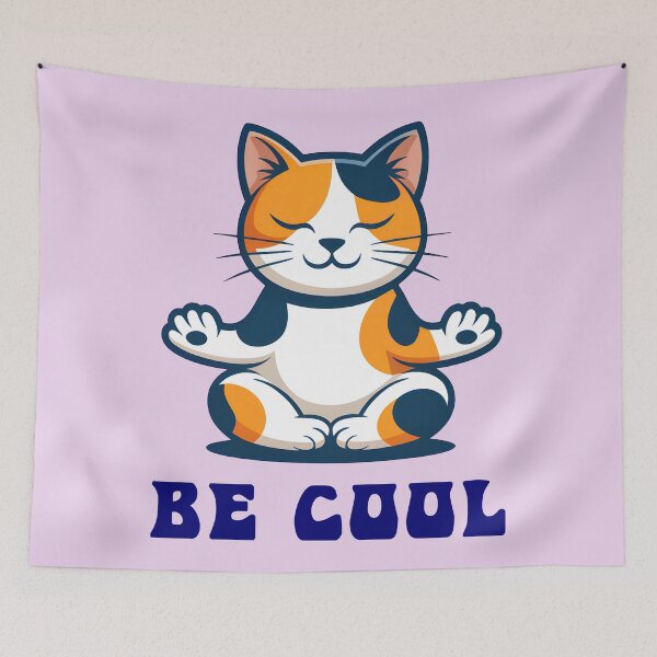 Item preview, BE COOL CAT Design 1 designed and sold by DigitalandPhoto.