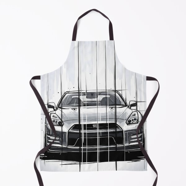 Item preview, Nissan GT-R R35 Line Art Poster JDM Supercar Illustration designed and sold by Motorline44.