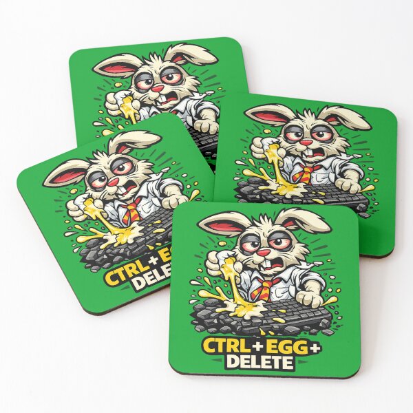 Item preview, Angry Rabbit Office Chaos Graphic Design designed and sold by Shirtaholism.