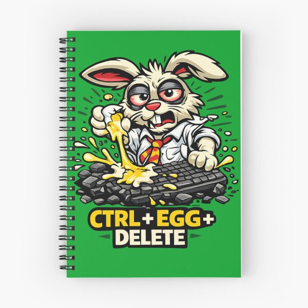 Item preview, Angry Rabbit Office Chaos Graphic Design designed and sold by Shirtaholism.