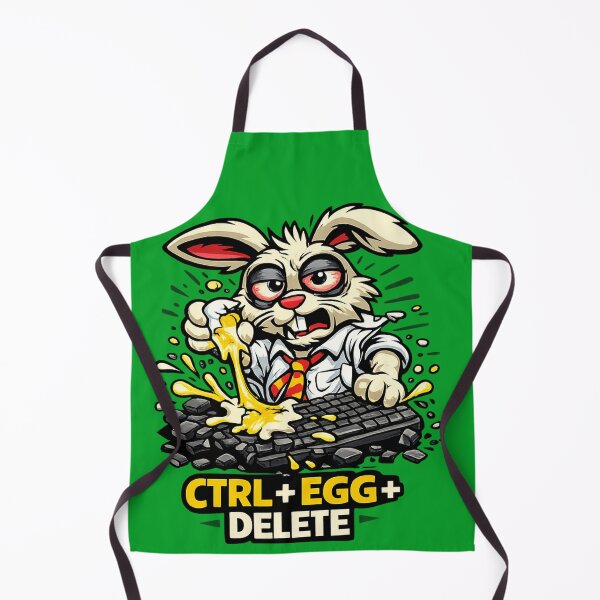 Item preview, Angry Rabbit Office Chaos Graphic Design designed and sold by Shirtaholism.