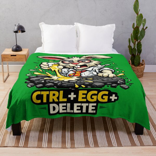 Item preview, Angry Rabbit Office Chaos Graphic Design designed and sold by Shirtaholism.