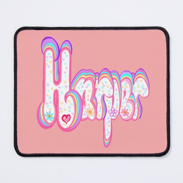 Item preview, Harper Popular Girls and womens Personalized Custom name gifts in flowers pink and pastels designed and sold by Artonmytee.