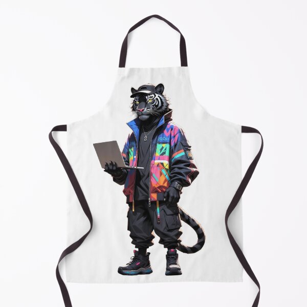 Item preview, Cyberpunk Black Panther Techwear Streetstyle Art designed and sold by cAyberFoxStudio.