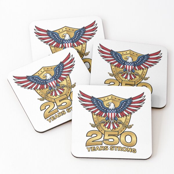 Item preview, US 250th Anniversary Eagle Strong Patriotic Heritage Emblem designed and sold by chattsuede.