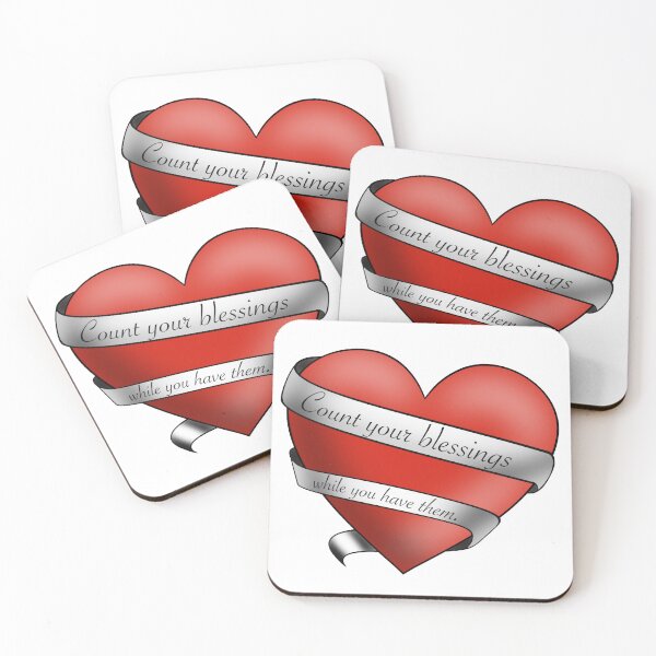 Item preview, Count Your Blessings Inspirational Heart designed and sold by Auntie M.