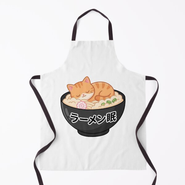 Item preview, Cute Ramen Sleep Cat Kawaii Cartoon Japanese designed and sold by chattsuede.
