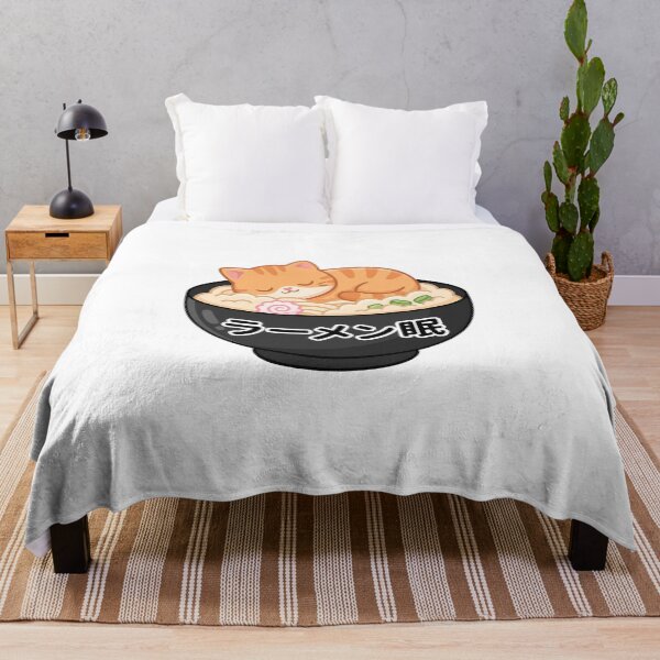 Item preview, Cute Ramen Sleep Cat Kawaii Cartoon Japanese designed and sold by chattsuede.