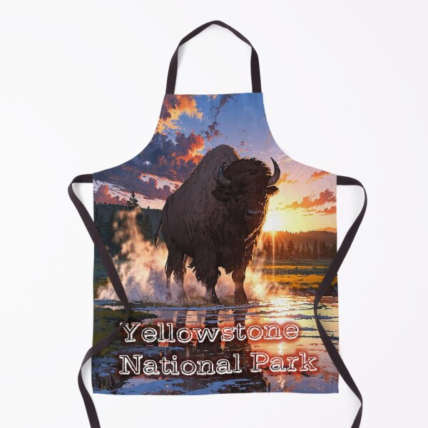 Item preview, Yellowstone bison at sunrise designed and sold by Thingstolike.