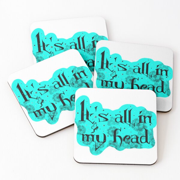 Item preview, It’s All In My Head – Dark Humor Mental Health Quote designed and sold by Auntie M.