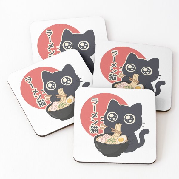 Item preview, Cute Japanese Ramen Cat Kawaii Cartoon Neko designed and sold by chattsuede.