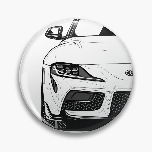 Item preview, Toyota GR Supra Line Art Poster JDM Sports Car Illustration designed and sold by Motorline44.