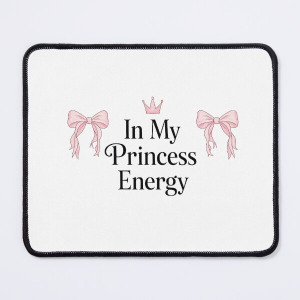 Item preview, In My Princess Energy – Coquette Bow Aesthetic Cute Feminine Quote designed and sold by Aura.Creative.