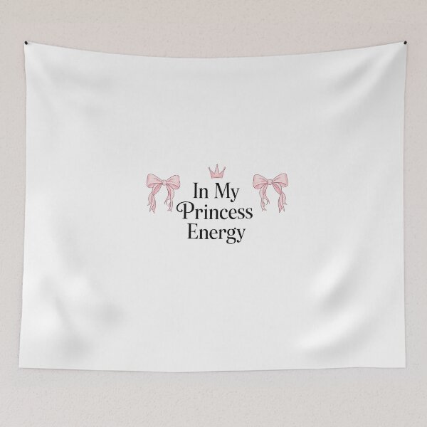 Item preview, In My Princess Energy – Coquette Bow Aesthetic Cute Feminine Quote designed and sold by Aura.Creative.