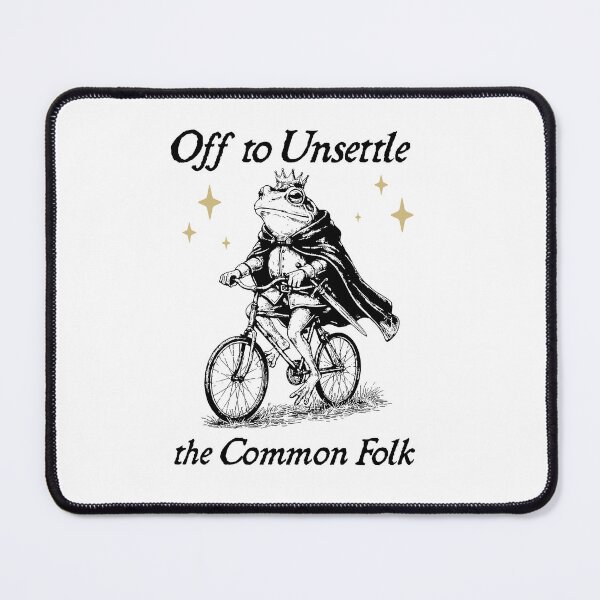 Item preview, Frog Meme Shirt Off to Unsettle the Common Folk Vintage Unhinged Humor designed and sold by borenclolahroy.