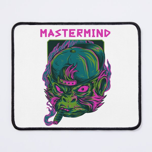 Item preview, Mastermind Monkey boss art design, street artwork designed and sold by LeedsArtStudio.