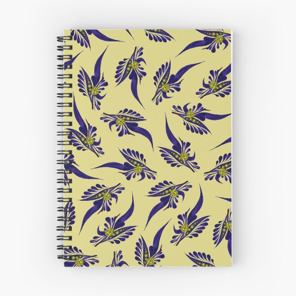 Item preview, blue-yellow flowers, Petrykivka style designed and sold by Sunflower-7.