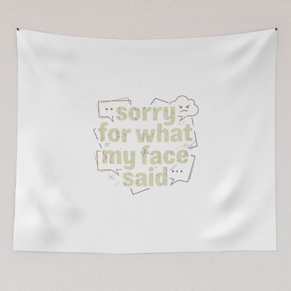 Item preview, Sorry for what my face said sarcastic introvert grunge designed and sold by chattsuede.