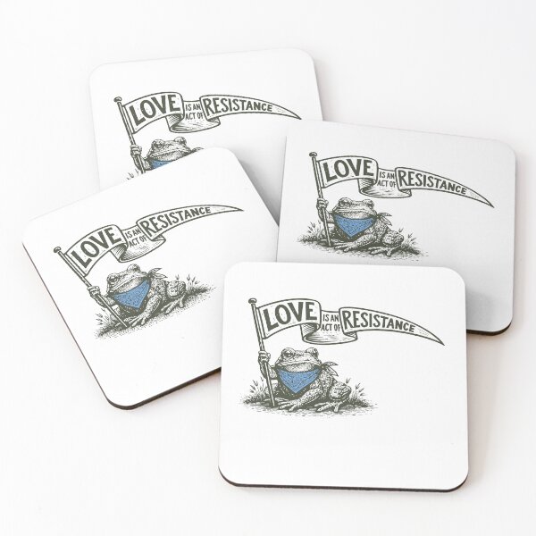 Item preview, frog protest, ANTI-ICE, love is an act of resistance, meme frog designed and sold by borenclolahroy.