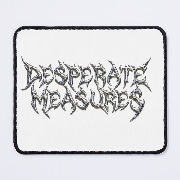 Item preview, DESPERATE MEASURES - Y2K Grunge Chrome Logo designed and sold by Desperate Measures.