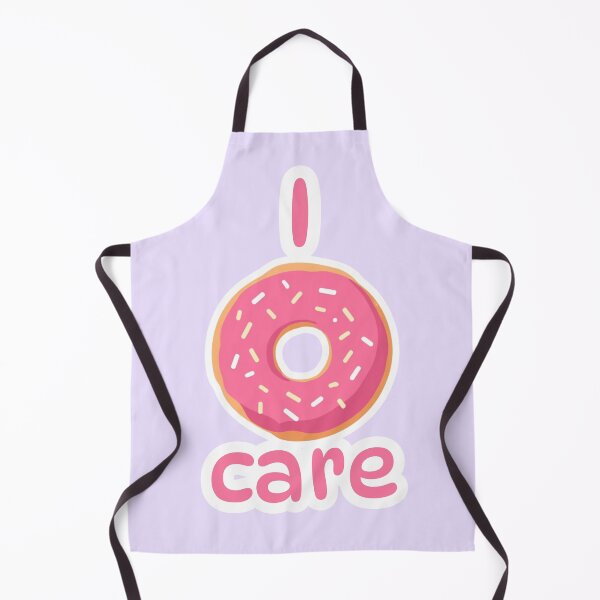 Item preview, I "Donut" Care – Cute Pink Sprinkle Donut Pun Design designed and sold by TheStephanieRome.