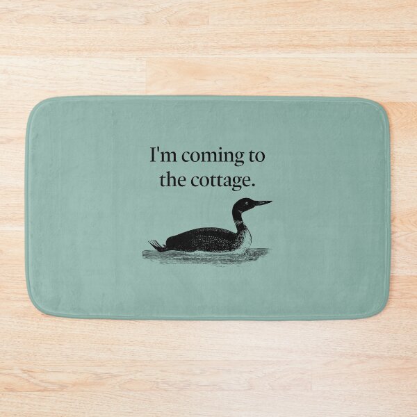 Item preview, Heated Rivalry Loon Graphic - 'I'm coming to the cottage" designed and sold by Elliot Edits Australia.