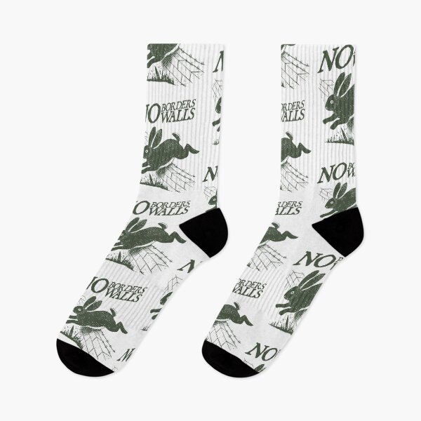 Item preview, No borders no walls bunny, socialist, leftist, abolish ice, anarchist designed and sold by borenclolahroy.