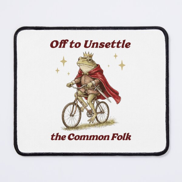 Item preview, Chaotic Frog Meme Shirt Off to Unsettle the Common Folk Vintage Unhinged Humor designed and sold by borenclolahroy.