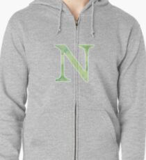 Pear Watercolor Ν Zipped Hoodie