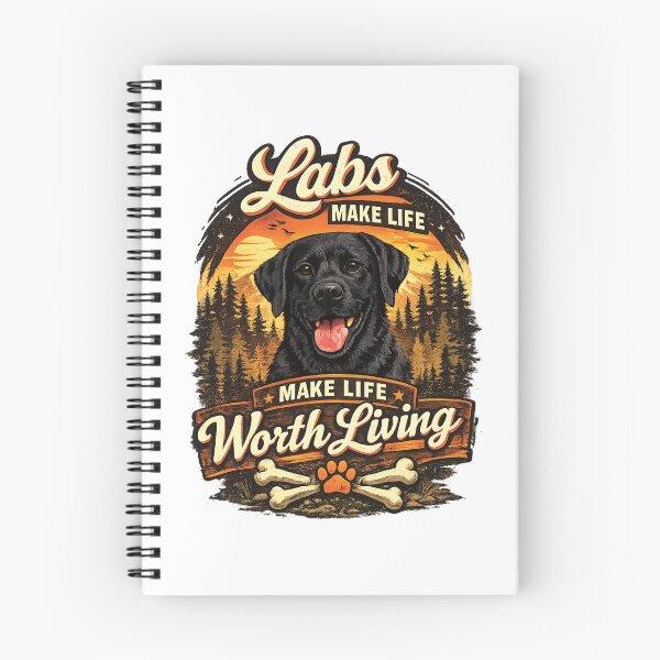 Item preview, Labs Make Life Worth Living – Country Black Labrador Retriever Dog Lover Shirt designed and sold by 486DesignCo.