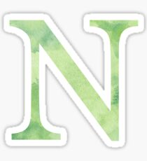 Pear Watercolor Ν Sticker