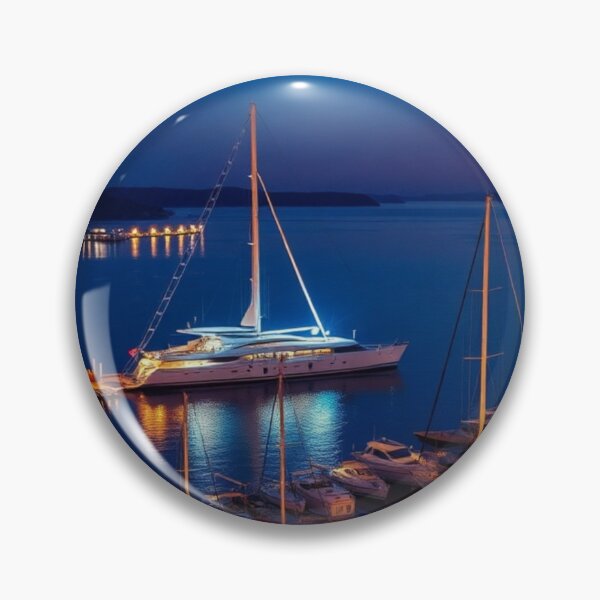 Item preview, Luxury Catamarans in Mediterranean Port at Sunset designed and sold by Vida e Arte.