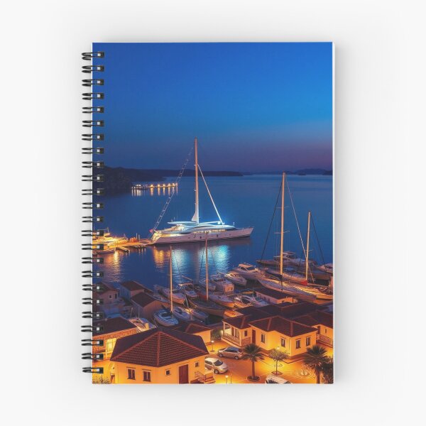 Item preview, Luxury Catamarans in Mediterranean Port at Sunset designed and sold by Vida e Arte.