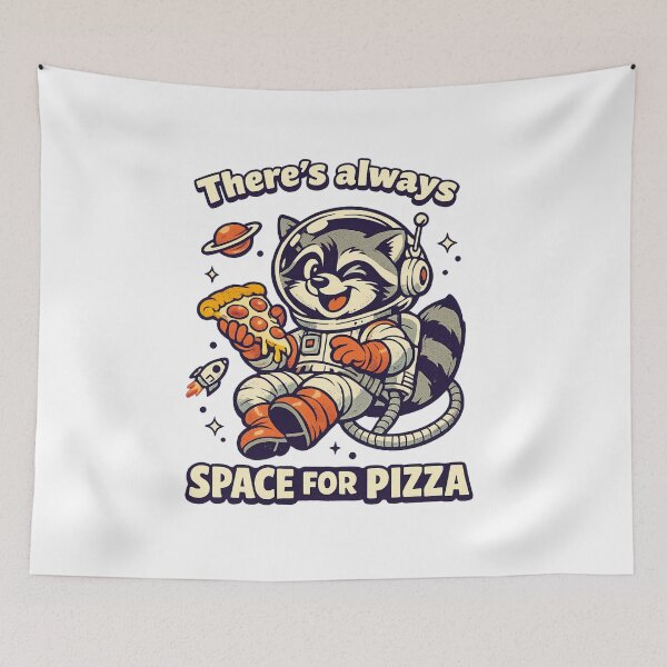 Item preview, There’s always space for pizza designed and sold by LuveraxArt.