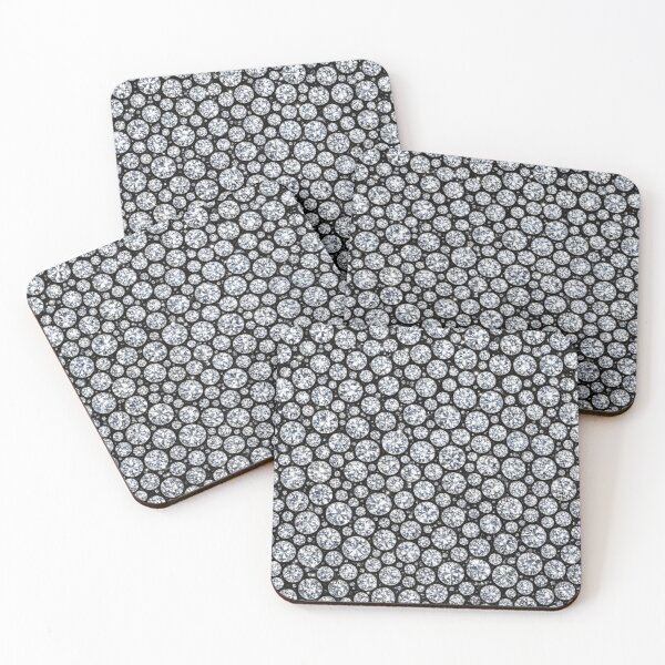 Item preview, Luxury Diamond Gemstone Pattern - High Contrast Brilliance designed and sold by Urban-InkStudio.