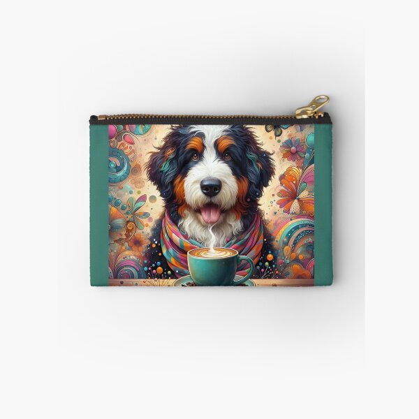 Item preview, Bernedoodle Drinking Coffee designed and sold by The Coffee Critters.