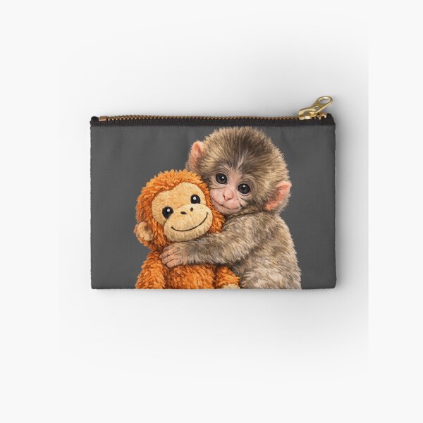 Item preview, Cute Punch hugging his monkey designed and sold by DibujandoPorfa.