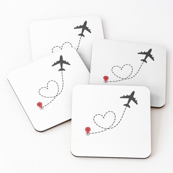 Item preview, Airplane Love Destination designed and sold by krystalRomanart.