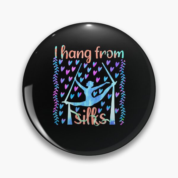 Item preview, cute aerial silk quote I hang from silks designed and sold by Pikkalo.