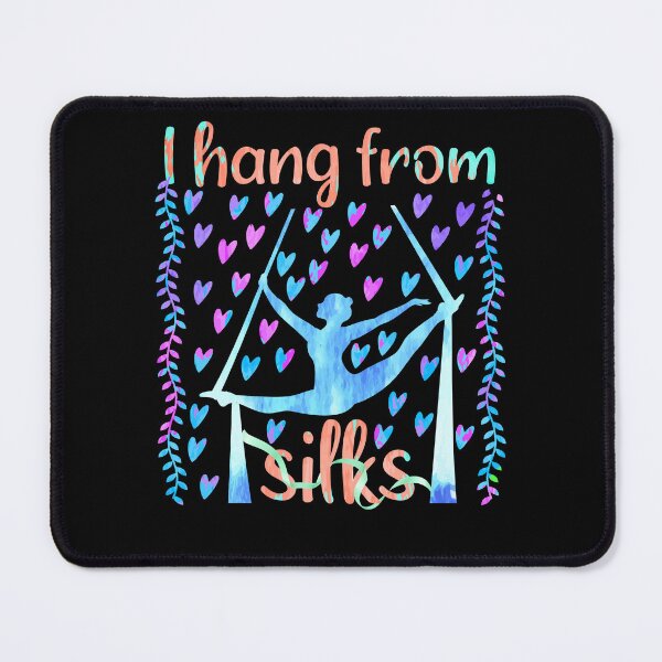 Item preview, cute aerial silk quote I hang from silks designed and sold by Pikkalo.