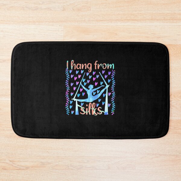 Item preview, cute aerial silk quote I hang from silks designed and sold by Pikkalo.