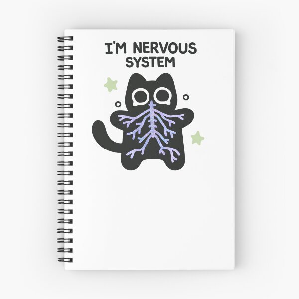 Item preview, I’m Nervous System Cute Cat Kitten designed and sold by krystalRomanart.