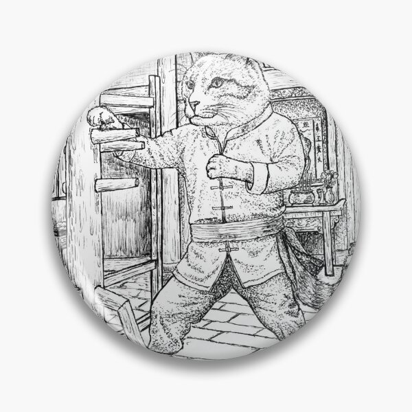 Item preview, The Wing Chun Cat: The Claw of Justice designed and sold by wbhny.
