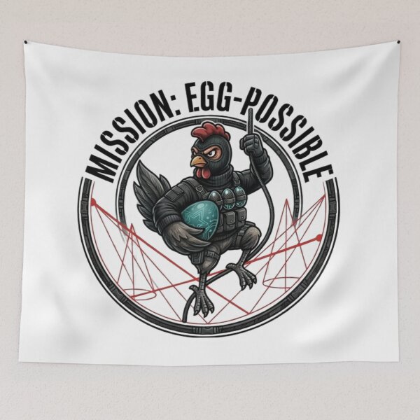 Item preview, Funny Mission Egg Possible Easter Chicken Hoodie designed and sold by Shirtaholism.