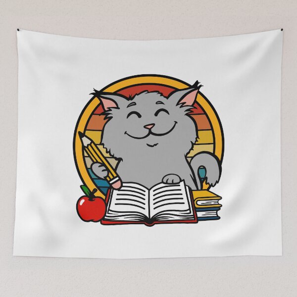 Item preview, Cat Teacher | Cute Cat Educator Design, School Staff designed and sold by Jesta Graphics.
