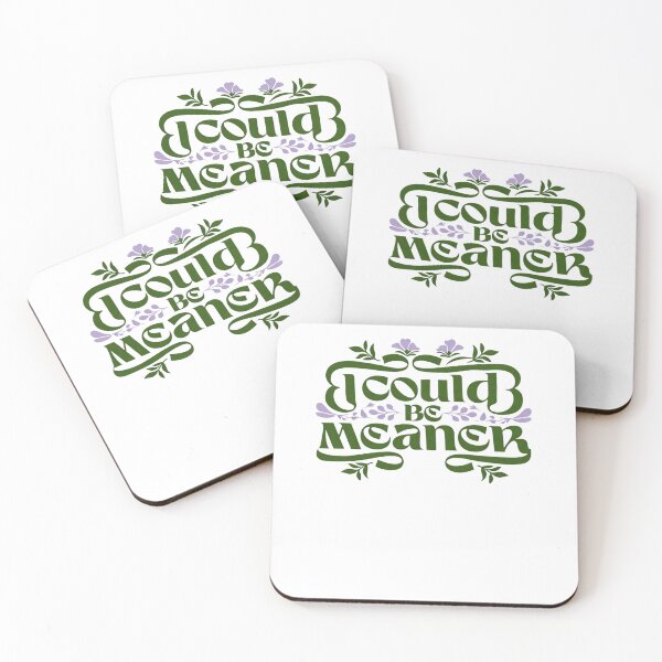 Item preview, I Could Be Meaner designed and sold by krystalRomanart.