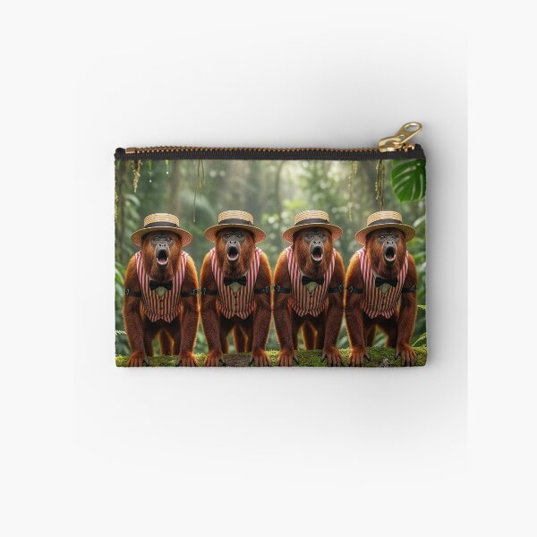 Item preview, Howler Monkey Barbershop Quartet designed and sold by Tridentulus.