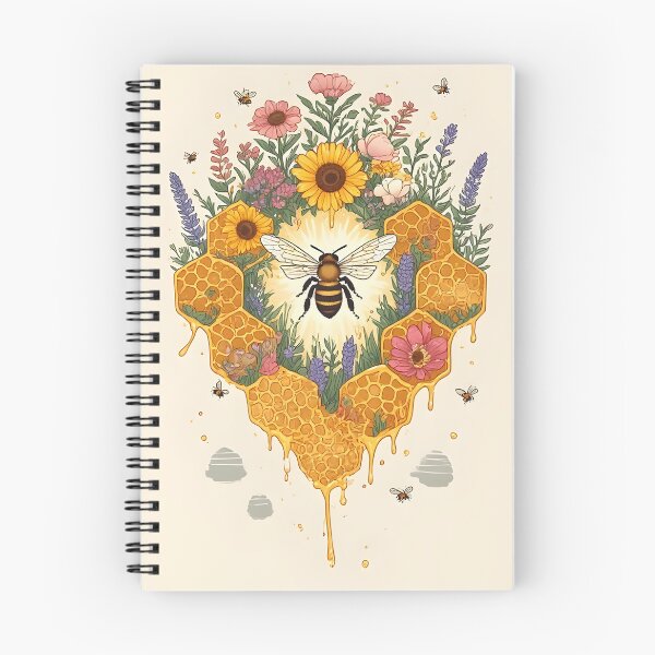 Item preview, Dulce arte floral de abejas en forma de panal para los amantes de las abejas designed and sold by owi-art.