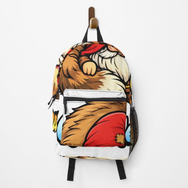 Item preview, Gentle Giants Cute Gnome and Maine Coon Cat Cozy Illustration designed and sold by Moriarty's Digital Visions.